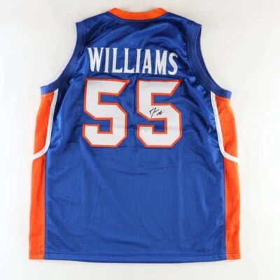Jersey Jason Williams chocolate blanco autografiado/firmado Florida azul certificado de autenticidad JSA  Foto 1 de 4