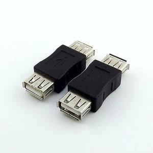 10 USB 2.0 A Female Jack to 2.0 A Female Coupler OTG Adapter Connector Converter - Picture 1 of 5
