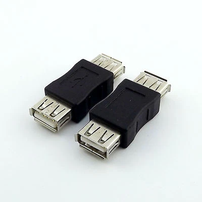10 USB 2.0 A Female Jack to 2.0 A Female Coupler OTG Adapter Connector Converter - Image 1 of 4