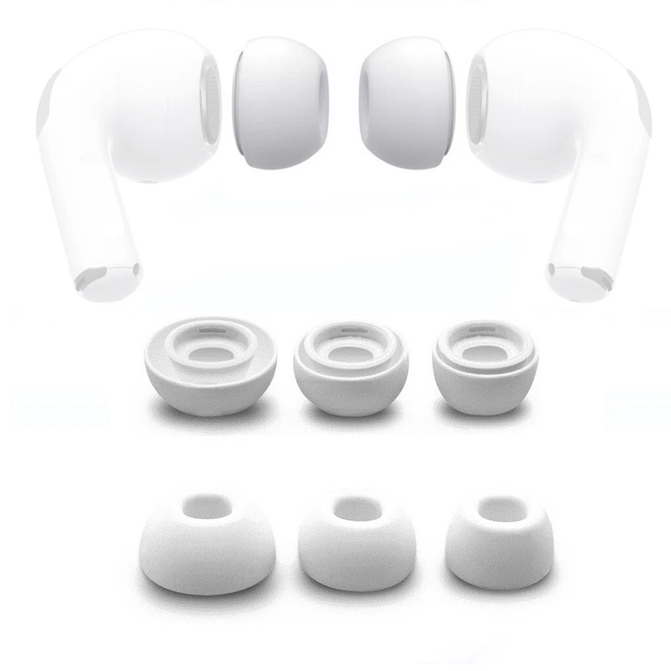 1Pair For Apple Airpods Pro Ear Tips Replacement Cover S/M/L Earplug Accessories - Image 1 of 4