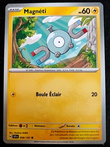 Magneti Boule Eclair 60PV 058/191 Pokémon Card FR New - Picture 1 of 2