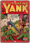 The Fighting Yank No 1 Comic Cover Book 12" x 9" Reproduction Metal Sign J616