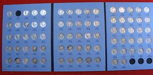 1916-1945 Mercury Dimes Circ New Whitman Folder Book Album missing 16-D MD41 - Picture 1 of 9