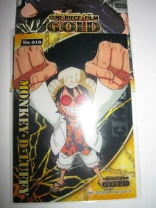 ONE PIECE FILM GOLD CARD N°010 ENSKY 2016 MONKEY.D.LUFFY JAPANESE RARE NEAR MINT - Picture 1 of 2