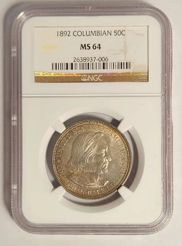 1892 P NGC MS-64 COLUMBIAN Cover