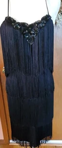 Vintage Flirtations Alfred Angelo, Sequined Flapper Cocktail Dress Women’s XS/S - Picture 1 of 14
