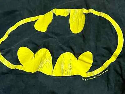 Camiseta Batman 1989 DC Comics Batman Camiseta TM y C Vintage Coleccionable Original Foto 1 de 4