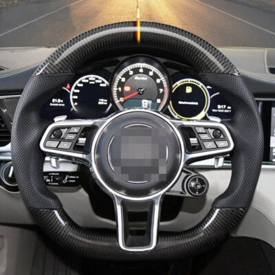 Rueda de acero de fibra de carbono para Porsche Cayenne Cayman Panamera 911 918 718 Foto 1 de 4