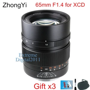 Zhongyi Mitakon Speedmaster 65mm F1.4 Large Aperture Lens for Hasselblad X1D 50C - Picture 1 of 16