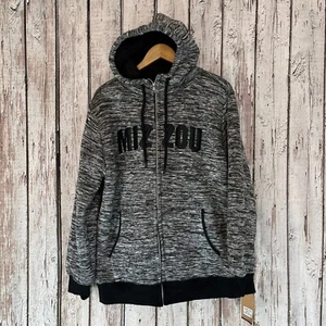 Missouri Tigers Mizzou Full Zip Hooded Lined Jacket Size Large NWT - Picture 1 of 10