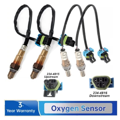 4PCS Oxygen Sensor Up+Downstream For Buick Enclave GMC Acadia 3.6L V6 2009-2011 - Image 1 of 4