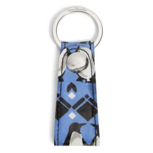 Schlüsselanhänger Vera Bradley **PINGUINE INTARSIENBLAU** Schlaufe neu mit Etikett - Bild 1 von 1