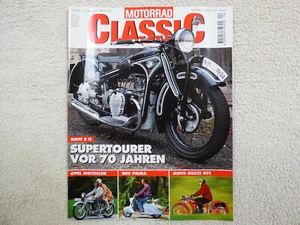 Motorcycle Classic Issue 4/'01 BMW R11 Moto Guzzi GTC NSU Opel Werner BMZ Puch - Picture 1 of 2