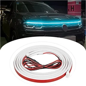 Dynamic Scan Start Up Hoodbeam Kit, Flexible Car Hood LED Strip Lights 59/70inch - Picture 1 of 12