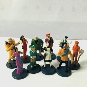 10pcs Clue Game Suspects Pieces Tokens Movers Characters Action Figures Kid Toys - Picture 1 of 7