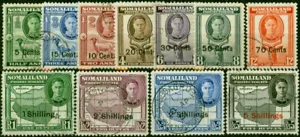 Somaliland 1951 Set of 11 SG125-135 V.F.U - Picture 1 of 1