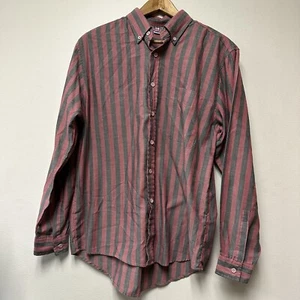 Brittania Mens Medium M Long Sleeve Button Down Shirt Vintage - Picture 1 of 5