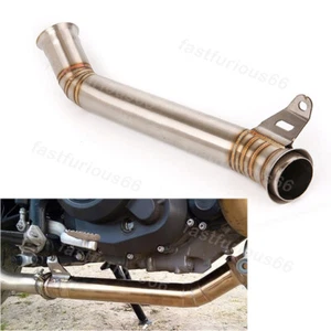 Exhaust Muffler Mid Link Pipe Modified Motorcycle Tube For Duke 690 2012-2018 - Picture 1 of 7