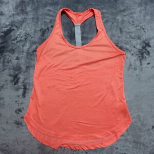 Old Navy Active Shirt Womens Small Orange Tank Top Go-Dry Activewear Racerback
