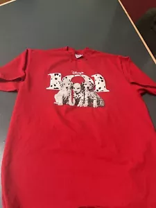 Disney Shirt Vntg 101 Dalmations Movie Promo Tee 1996 90s Adult Sz XL Collector - Picture 1 of 9