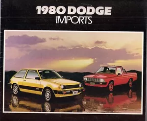 Dodge Colt Challenger D-50 1980 USA Market Brochure Mirage Sigma Sapporo L200 - Picture 1 of 2