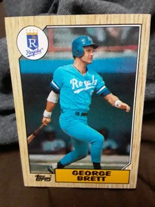 George Brett 1987 Topps #400 Kansas City Royals Excellent