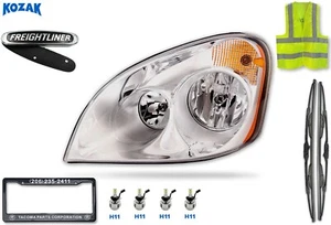 HEADLIGHT HALOGEN + LED Left Compatible with Freightliner Cascadia 2008-2017 - Picture 1 of 11