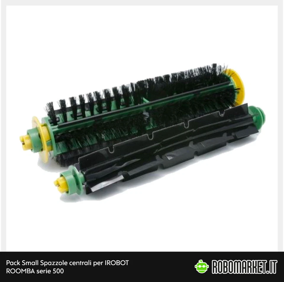 KIT RICAMBI SPAZZOLE CENTRALI PER IROBOT ROOMBA 500 505 510 520 521 530 531 532  - Immagine 1 di 1