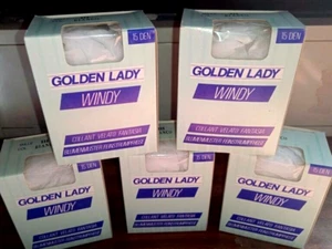 5 Paia collant Fantasia Windy Golden Lady 15 den. velati Colore Bianco Misura 3° - Imagen 1 de 7