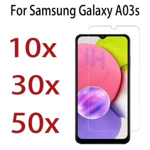 Wholesale For Samsung Galaxy A03s Premium Clear Tempered Glass Screen Protector - Picture 1 of 9