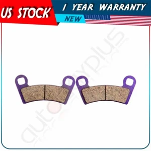 Front Carbon fiber Brake Pads for 2009-2012 2010 2011 Polaris RZR S 800 EFI - Picture 1 of 6