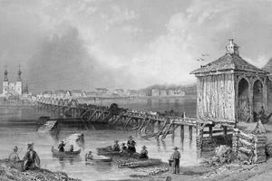 CANADA (QUÉBEC) - SAINT-JEAN-SUR-RICHELIEU - Gravure du 19e siècle - Imagen 1 de 2