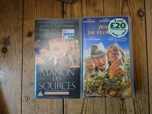 JEAN de FLORETTE & MANON des SOURCES, 2 x VHS PAL Videos - French Classics - Picture 1 of 3