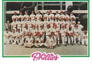 Topps 1978 - Lista de verificación del equipo Philadelphia Phillies #381, casi nuevo - Imagen 1 de 2