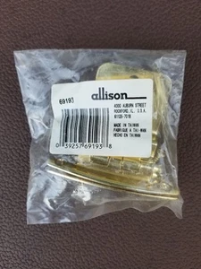 Amerock Allison 69193 Non Self-Closing Hinge, 3/8-Inch Brass NEW qty 20 - Picture 1 of 6