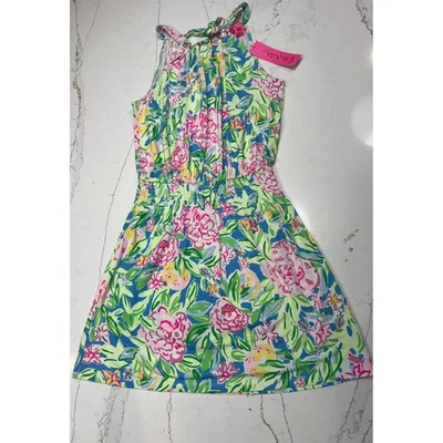 Mameluco con falda de jardín LILLY PULITZER Shirelle Grove ~ para mujer talla XS ~ NUEVO ~ Foto 1 de 4