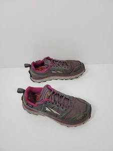Altra Lone Peak 3 Gray Pink Trail Hiking Sneakers Women Size 7.5 - Picture 1 of 6
