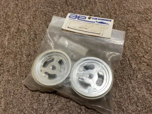 Vintage Team Associated 6851 Chrome Front Jellybean Wheels RC10 Edinger - Picture 1 of 2