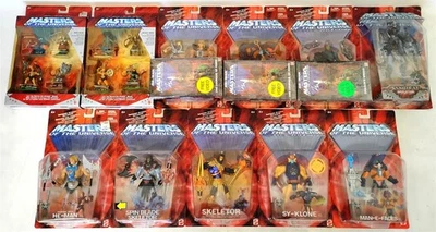 Masters of the Universe (2002 Series) Lot of (11) Action Figures by Mattel MOC - Image 1 of 4