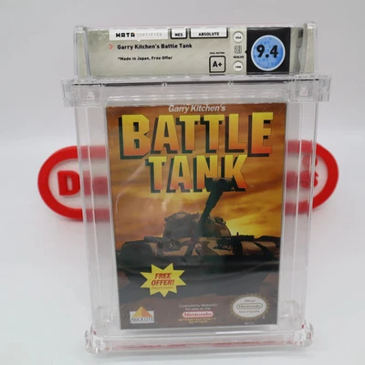 NES Nintendo GARRY KITCHEN'S BATTLE TANK BATTLETANK - WATA GRADED 9.4 A+ Sealed! - Image 1 of 4