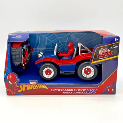 Jada Toys Marvel Comics Spider-Man 1:24 Remote Control Spider-Mobile Buggy - Image 1 of 2