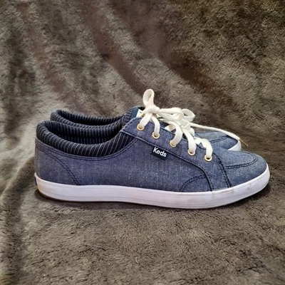 Keds Women's Center Stripe Navy Sneakers - Size 8.5 Memory Foam - Image 1 of 4