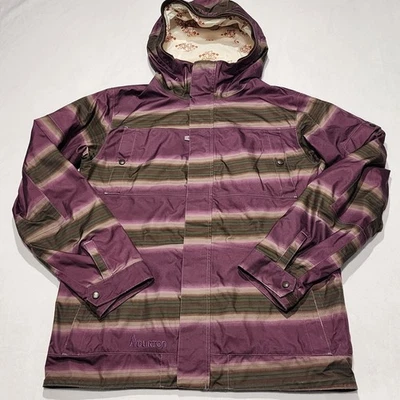 Chaqueta de Snowboard Burton Edición Blanca Talla M Cremallera Completa Con Capucha Y2K Años 90 Dryride Foto 1 de 4