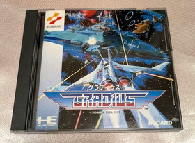 KONAMI GRADIUS PC Engine Hu-Card Vintage JAPAN Video Game USED