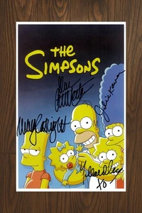 THE SIMPSONS Signed Movie Poster 11x17 with COA - Authentic Memorabilia - Picture 1 of 3