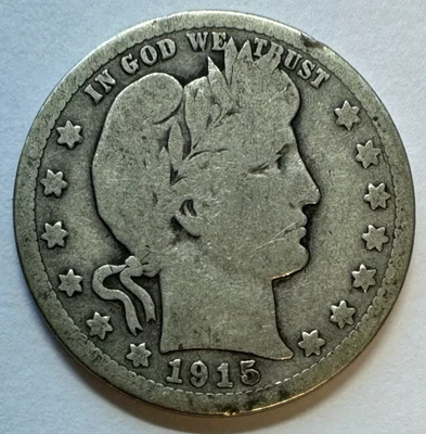 1915-S Barber Quarter, Uncertified, NR. - Image 1 of 2