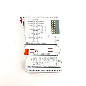 BECKHOFF KL2134 Digital Output Module 4-channel 24 V DC New - Picture 1 of 4