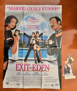 Póster de la película EXIT TO EDEN DANA DELANY DAN AKROYD original 1994 video promocional EXTRA - Imagen 1 de 15