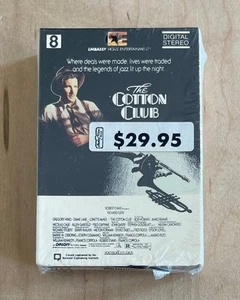 THE COTTON CLUB (1984) Sealed Video 8mm Cassette Crime Drama Jazz Roaring 20s - Imagen 1 de 6
