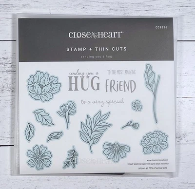 Close to My Heart – Sending You a Hug CTMH (CC9236) – 印章/薄切工模具套装 — 第 1/3 张图片